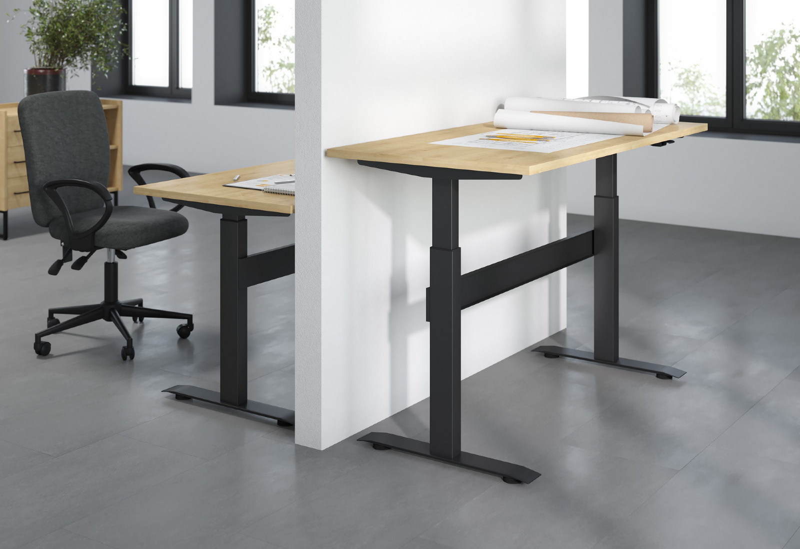 Регулируемые по высоте столы XTEN-UP