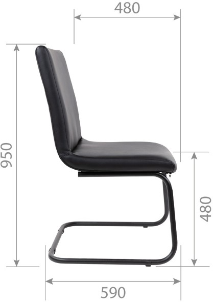 Кресло для посетителей Chairman 919V LT