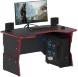 Рабочий стол геймера SKILLL STG 1385 Антрацит/Красный 1360х850х750 
