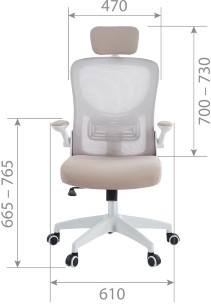 Компьютерное кресло CHAIRMAN CH633 беж