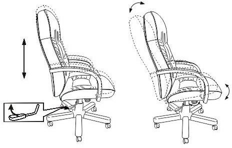 Кресло руководителя Бюрократ T-9908/WALNUT