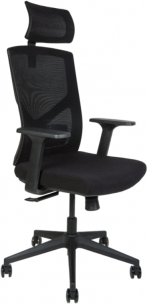 Кресло офисное Денвер чёрная сетка