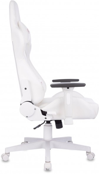 Кресло игровое Zombie Neo белый эко.кожа крестов. пластик пластик белый