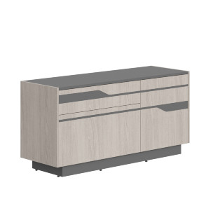 Тумба СФ-572103 Дуб светлый/Белый премиум 1300х430х645 LINE