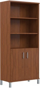 Шкаф высокий с глухими малыми дверьми B 430.2 Орех Гарда 900х450х2054