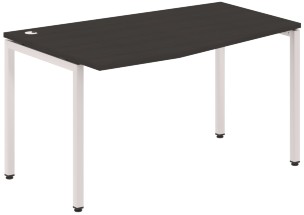 Стол эргономичный XSCT 149(L) Дуб Юкон Модерн/Алюминий 1400х700/900х750 XTEN-S