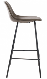 Стул полубарный City коричневый