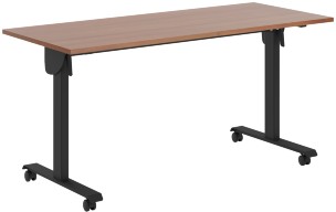 Стол складной CST 1565 Орех Французский/Черный 1550х650х750 IMAGO MOBILE LITE