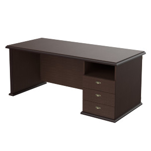 Стол руководителя однотумбовый RDT 188.A(R) 1800х800х750 RAUT