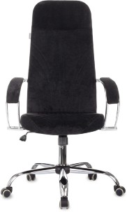 Кресло руководителя Бюрократ CH-610SL черный Light-20 крестов. металл хром