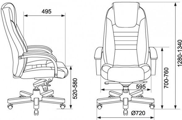 Кресло руководителя Бюрократ T-9923WALNUT