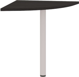 Угловой элемент с опорой XKD 700.1 Дуб Юкон/Алюминий 700х700х750 XTEN