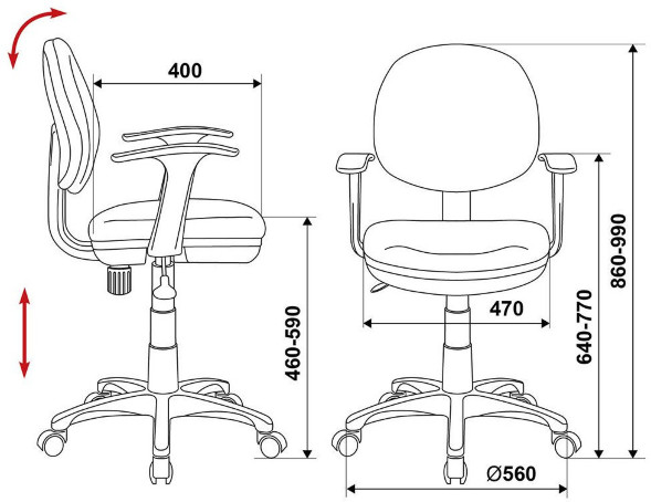 Кресло Бюрократ CH-W356AXSN с рисунком