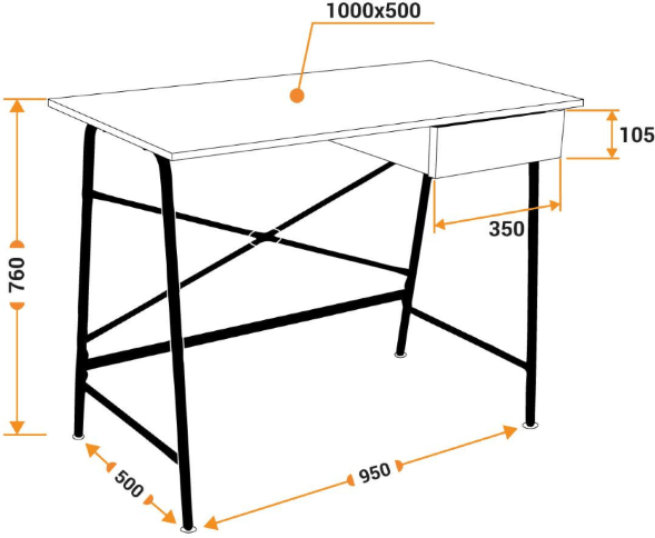 Компьютерный стол WD-12